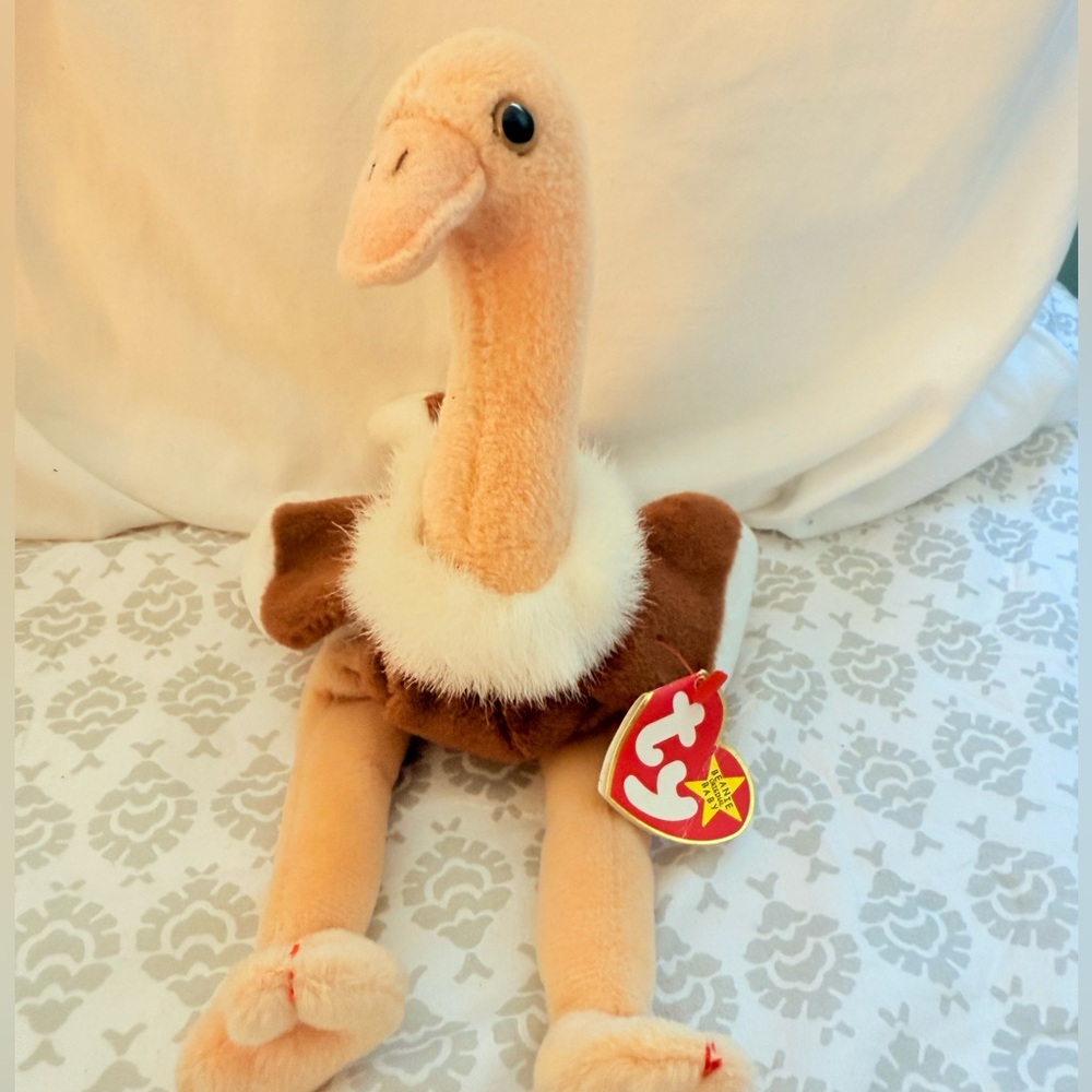 Stretch Ostrich Beanie Baby 90’s